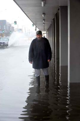 George Pedofskky outside Pak 'n' Save.
