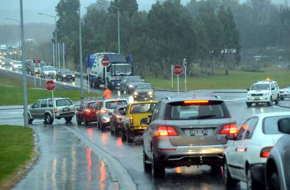 Vehicles on the Southern Motorway diverted at Abbotsford.