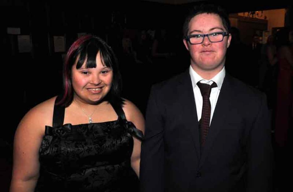 Marlisa Kareroa (19) and Joel Wright (16), both of Dunedin.