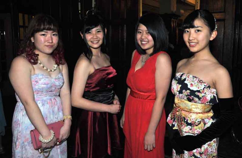 Rio Takagi (16), Marina Morita (16), Aoi Mori (17) and Karin Matsumoto (16), all of Dunedin.