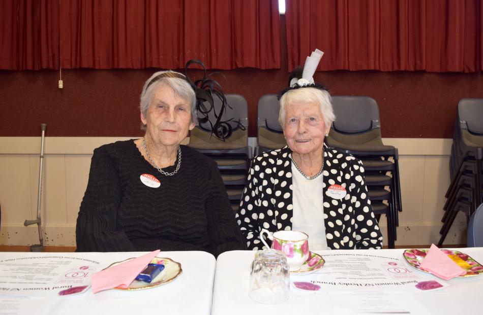 Dorothy Clark, of Waihola, and Janice Miller, of Mosgiel.
