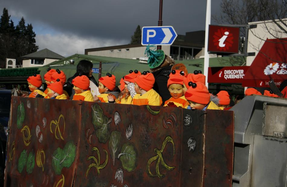 Composting is highlight at the Queenstown Winter Festival parade on Satuday.