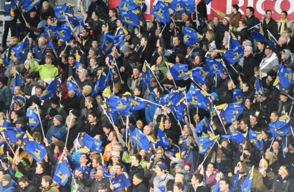 Super Rugby Qualifying Final match between the Highlanders and the Chiefs at Forsyth Barr Stadium...