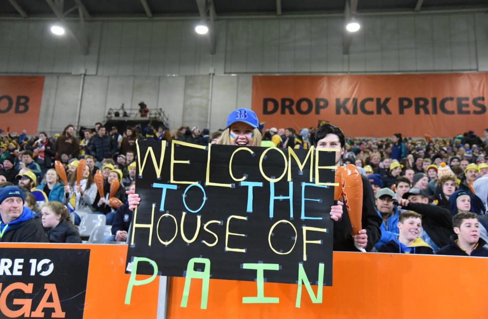 Super Rugby Qualifying Final match between the Highlanders and the Chiefs at Forsyth Barr Stadium...