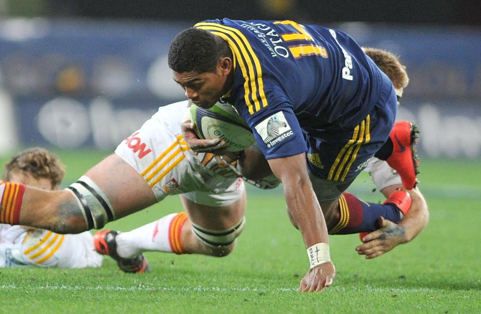 Waisake Naholo. Super Rugby Qualifying Final match between the Highlanders and the Chiefs at...