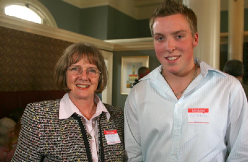 School hero: Logan Park High School principal Jane Johnson nominated head boy Zac Wilkinson for...