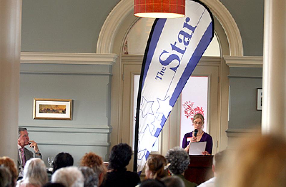 Sharing the spirit: The Star editor Helen Speirs delivers a speech to acknowledge just some of...