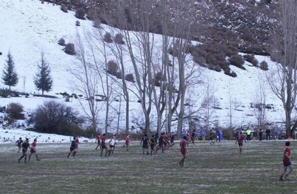 Scenes from Kurow's win over Old Boys at Kurow on a wintry Saturday.