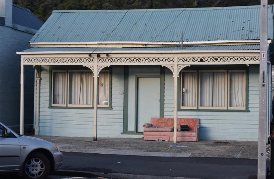 One of Hamburg-based student investor Tim Calder's Dunedin properties, in Castle street.