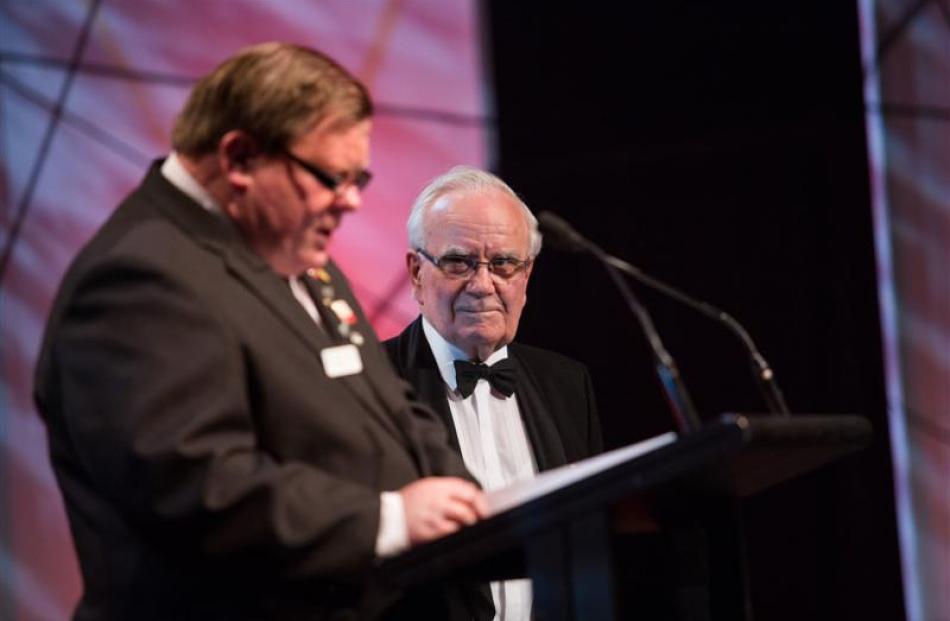 Munro being inducted into the Attitude Awards Hall of Fame in December  last year. Photo supplied.