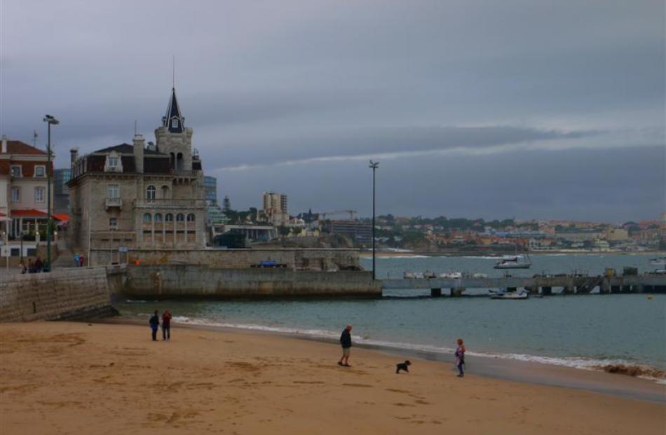 The sands of the Cascais beach near the centre of town are a perfect place to explore before an...