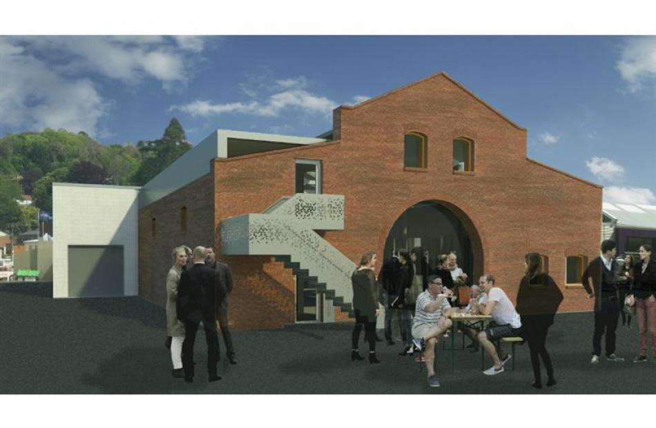 What the dilapidated stable building will look like  once finished. Image supplied.
