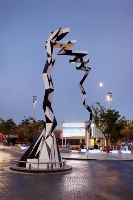 Lorenna Grant's Arch stretches through Perth's cultural area, Northbridge. Photos by City of Perth.