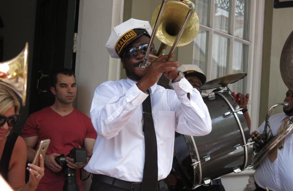 Second-line parades may be held for any event that people think merits hiring a parading band to...