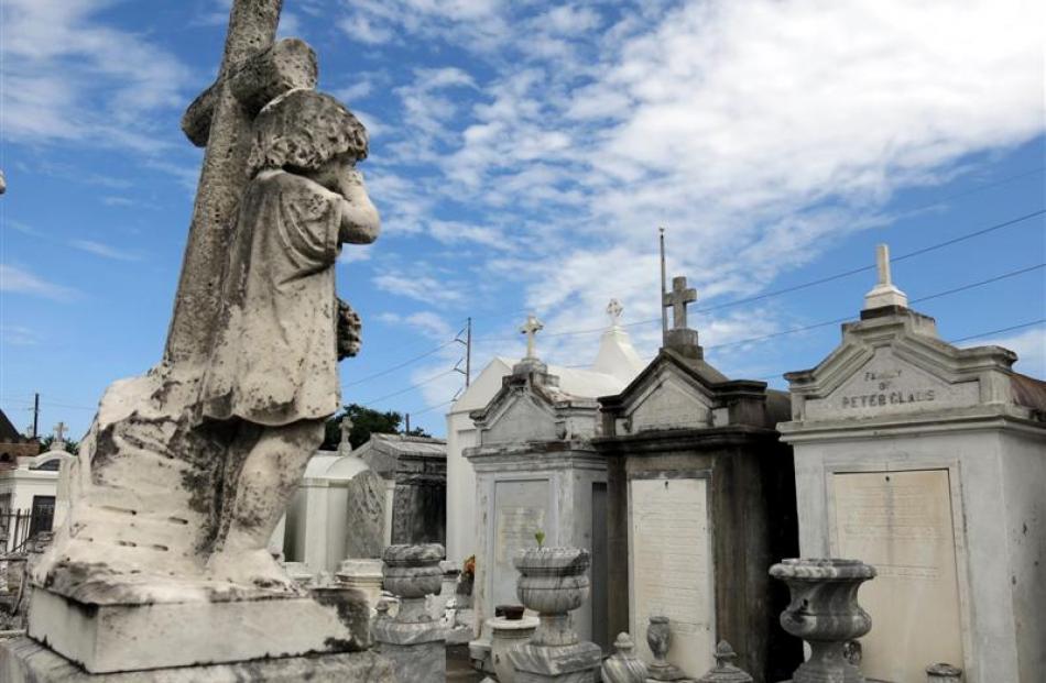 Tombs at St Roch cemetery No1, New Orleans.