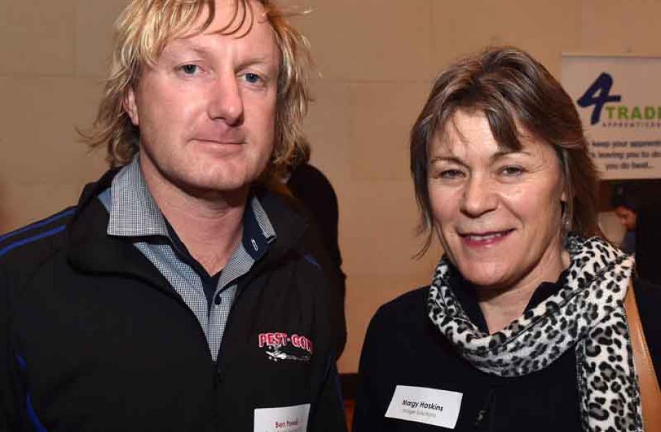Ben Powell and Margy Hoskins, both of Dunedin.