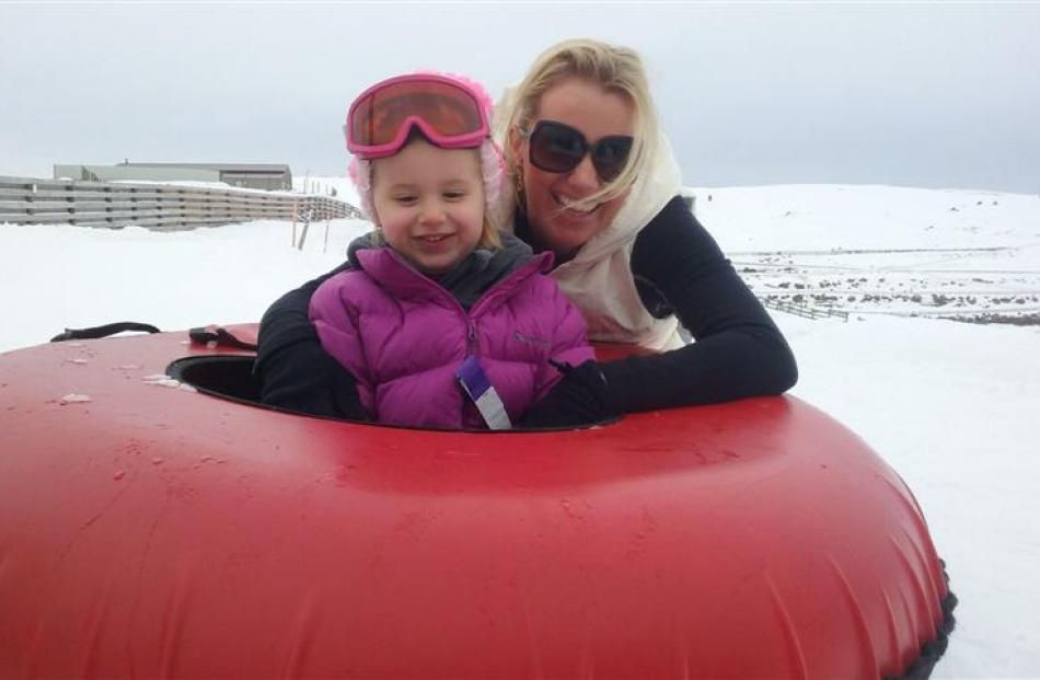 Violet (3) and Emma Conyngham, of Auckland.