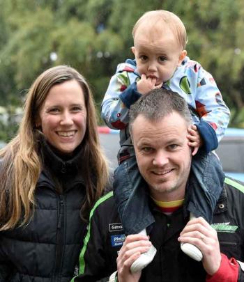 Andrew, Crystal and Taylor (1) Graham, of Dunedin,