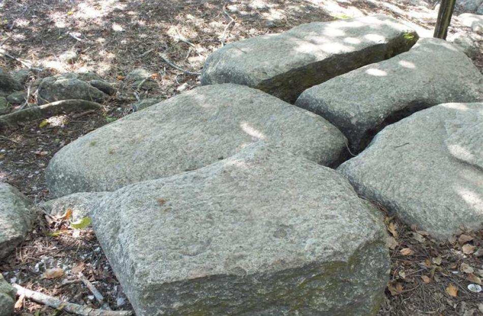 The vatu ni bokolo (''head chopping stone'') at Tavuni Hill Fort, near Sigatoka.