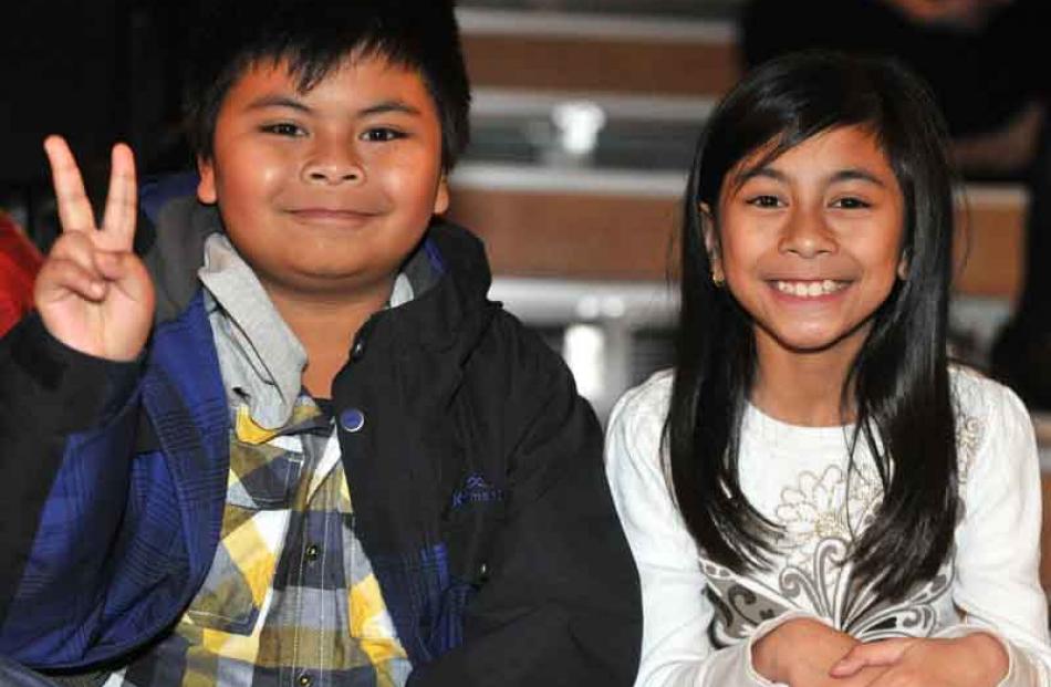 Harish Zaqwan (12) and Haireena Zafryn (9), both of Auckland.