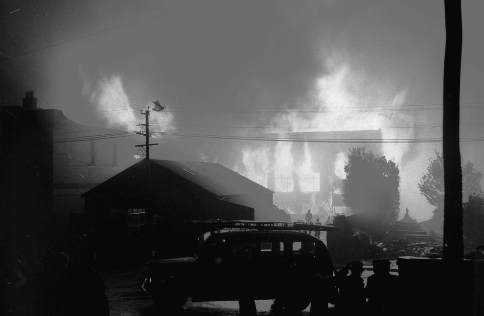 A disastrous fire began as a small outbreak in the basement in December 1959 quickly swept...