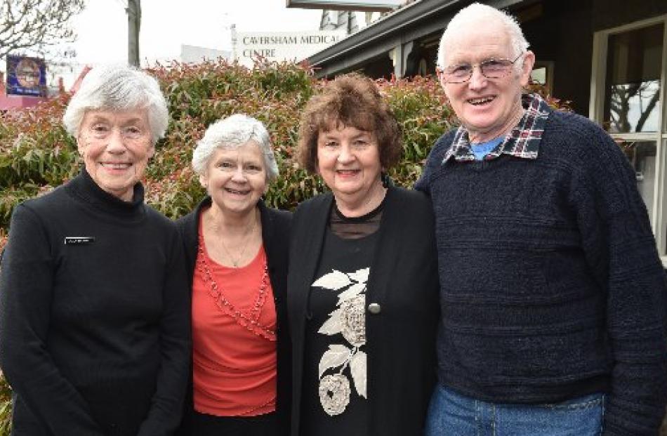 Former Arthur Barnett staff at a reunion lunch on August 3 are from left: Joan Hardey (aged in...