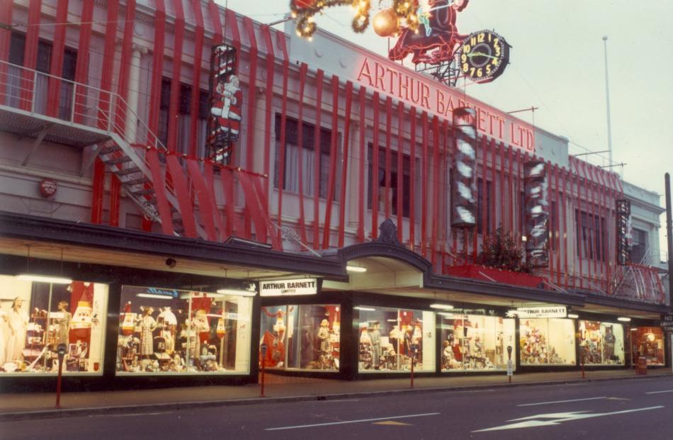 Wrapped in red for Chistmas 1986. Photo: ODT