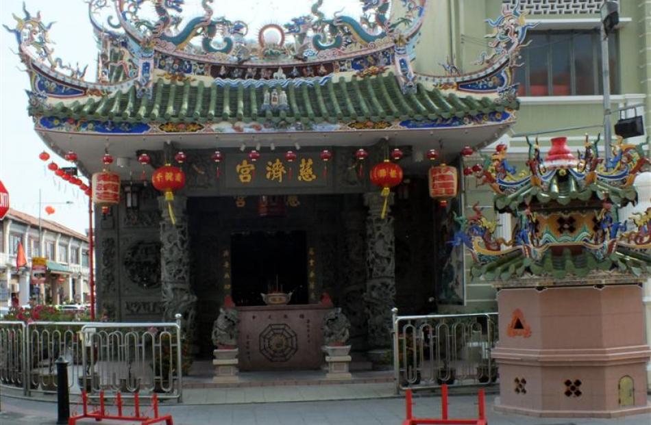 Choo Chay Keong, in Georgetown's heritage area, is a Chinese clan temple.