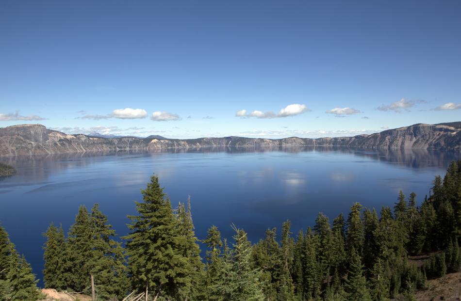 Crater Lake is the spectacular centrepiece of the Crater Lake National Park in Oregon. PHOTO:...