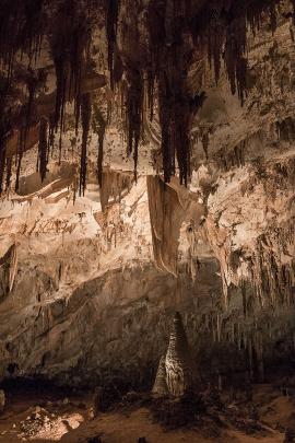 Underground caves entice visitors to the Carlsbad Caverns National Park in New Mexico. PHOTO: NEW...