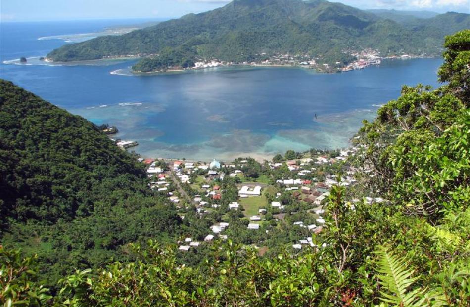 Pago Pago Harbour in American Samoa is surrounded  by lush greenery. Photos: American Samoa...