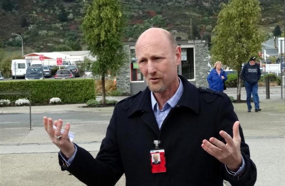 Airline chief executive Ewan Wilson, at Queenstown Airport.