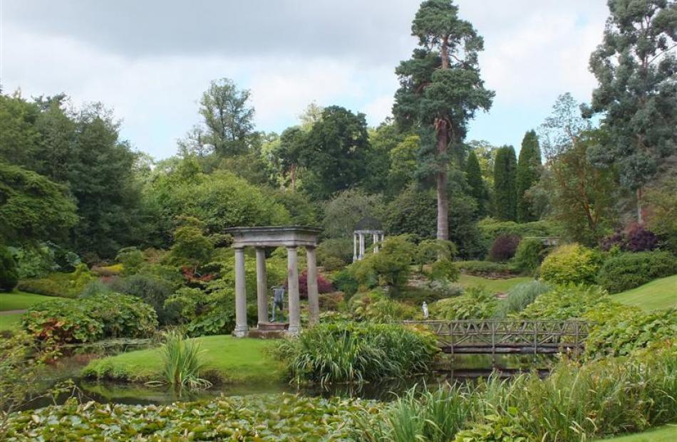 The Temple Garden is the most notable area at Cholmondeley Castle.