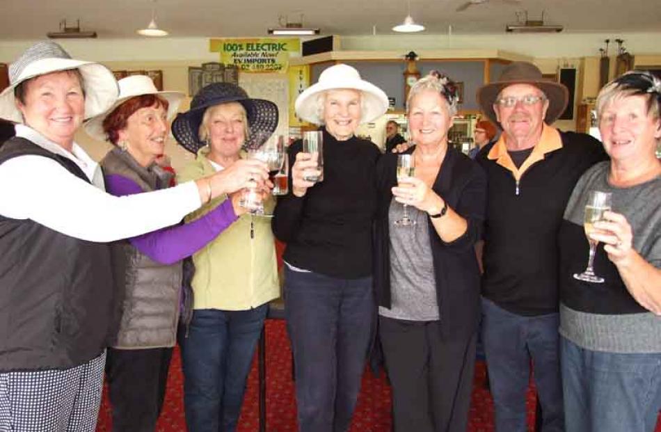 Alexandra Golf Club members (from left) Joan Johnson, Kathi McLean, Mary White, Shirley Annan,...