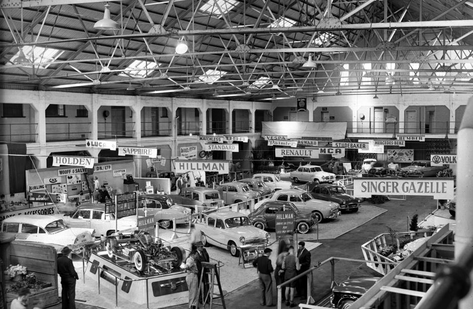 A car show in 1957. Photo: Evening Star