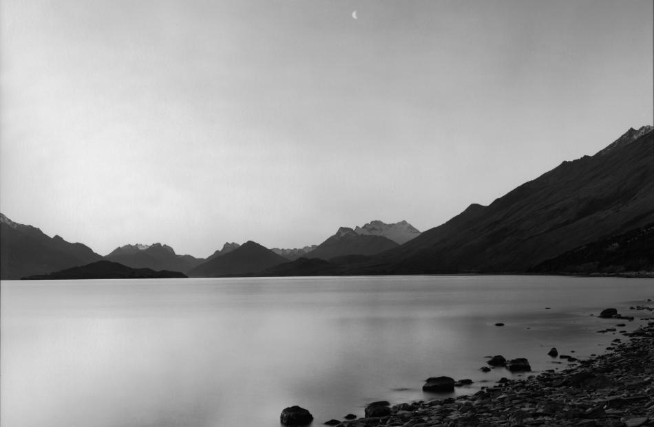 Te Koroka. Te Wahi Pounamu. Whakatipu Wai Maori, 1988, by Mark Adams, also a silver bromide...