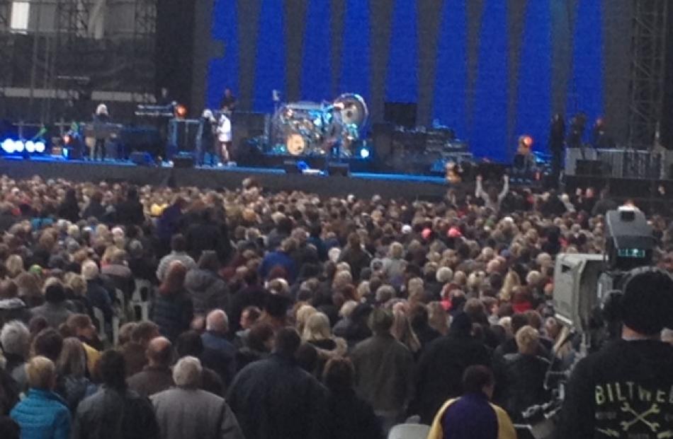 Fleetwood Mac on stage. Photo by Stephen Jaquiery