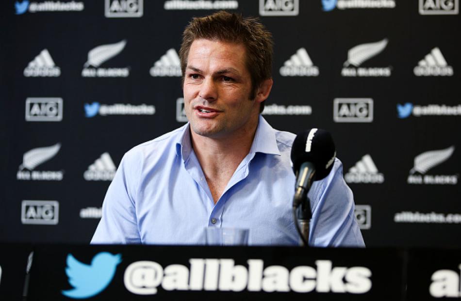 Calling it quits . . . McCaw announces his retirement from rugby at New Zealand Rugby House in...