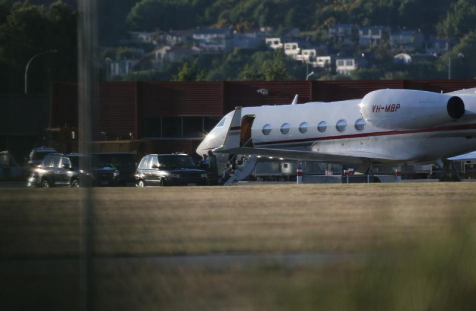 The multimillion-selling star arrived in Queenstown on a private jet. Photo: Blair Pattinson