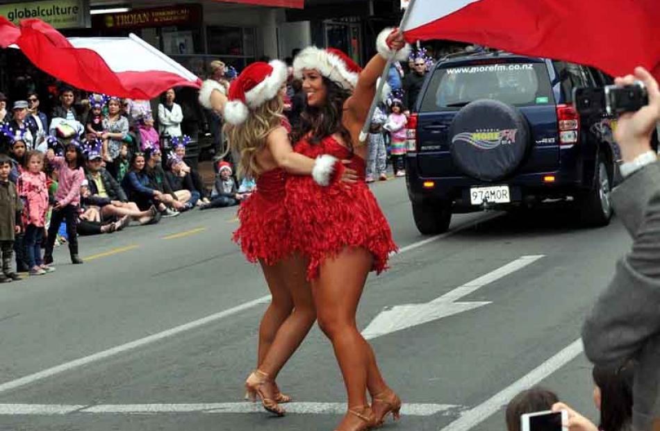 Dunedin's Santa parade. Photos by Christine O'Connor.