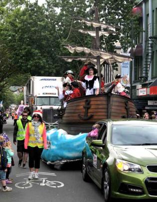 Dunedin's Santa parade. Photos by Christine O'Connor.