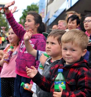 Dunedin's Santa parade. Photos by Christine O'Connor.