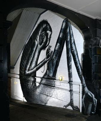 Artist: Phlegm (United Kingdom). Where: Del Sol, 12 Moray Place.
