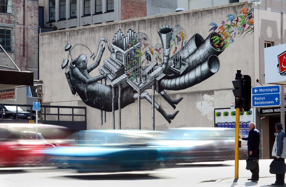 Artist: Phlegm (United Kingdom). Where: Dunedin Musicians' Club building, 12 Manse St. Photos:...