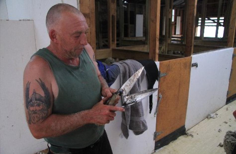 Steve Bool (50) has been working in shearing sheds since he was 13 years old. ‘‘It is an art. And...