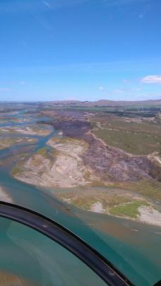A view from the helicopter. Photo: Supplied