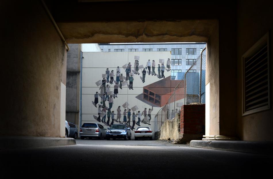 Artist: Hyuro (Argentina). Where: Carpark, 48 Bond St.