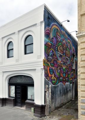 Artist: Sean Duffell (New Zealand). Where: Former Otago Harbour Board offices. 43 Jetty St.