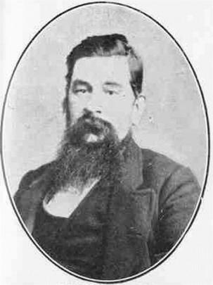 Ebenezer Halley, founder of the first Tuapeka Hospital, about 1861.