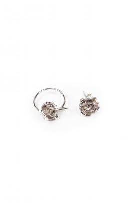 Company of Strangers rosebud earrings, $115